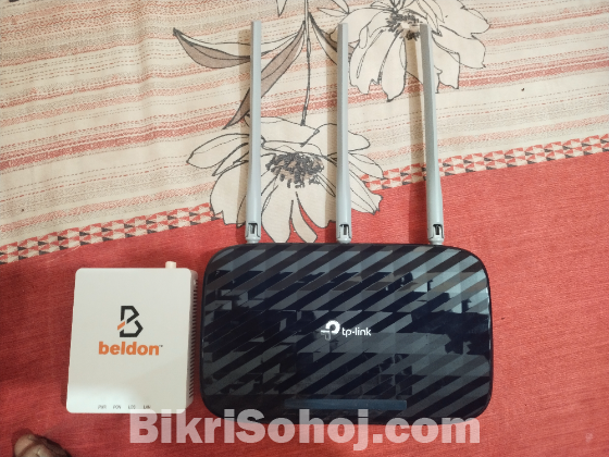 Archer C20 router+Beldon xpon Onu
